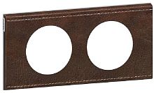 Рамка универсальная Legrand Celiane Corian 2-м. кожа текстура картинка